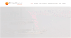 Desktop Screenshot of hudnutlaw.com