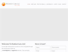 Tablet Screenshot of hudnutlaw.com